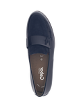 Gabor Elder Wide Fit Leather Slip On Loafers, Navy