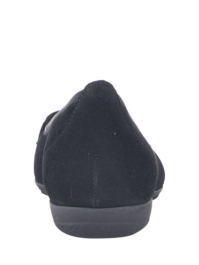 Product image 3 of 4, which shows Gabor Raven Suede Pumps, Black, 4.5