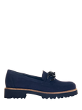 Gabor Squeeze Suede Loafers, Navy