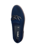 Gabor Squeeze Suede Loafers, Navy