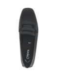 Gabor Great Leather Loafers, Black