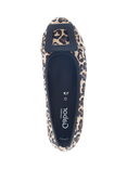 Gabor Paige Wide Fit Leopard Print Suede Pumps, Brown/Multi