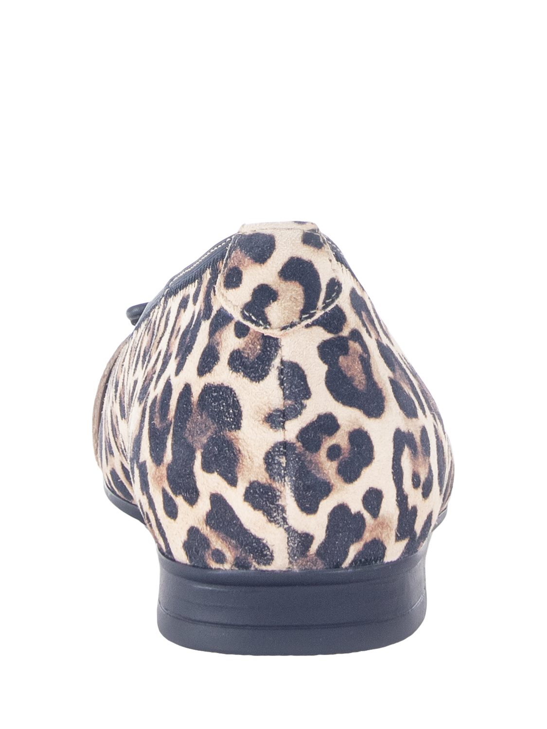 Product image 3 of 4, which shows Gabor Paige Wide Fit Leopard Print Suede Pumps, Brown/Multi, 3