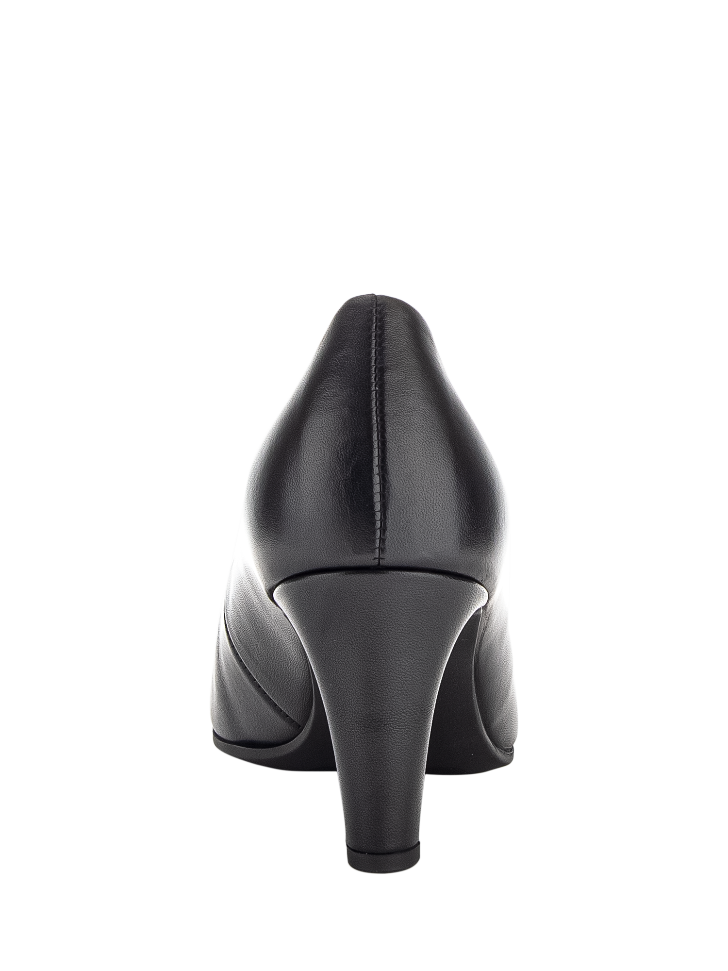 Product image 3 of 4, which shows Gabor Edina Leather Court Shoes, Black, 3