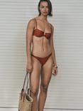 Mango Ada Bikini Bottoms, Medium Orange