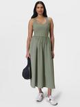 Sweaty Betty Explorer Ribbed Racer Dress, Willow Green