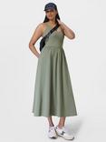 Sweaty Betty Explorer Ribbed Racer Dress, Willow Green