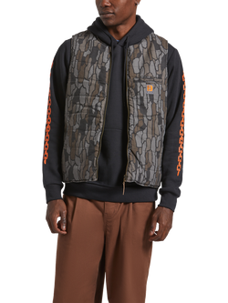 Brixton Builders Abraham Reversible Gilet, Bark Camo, Bark Camo