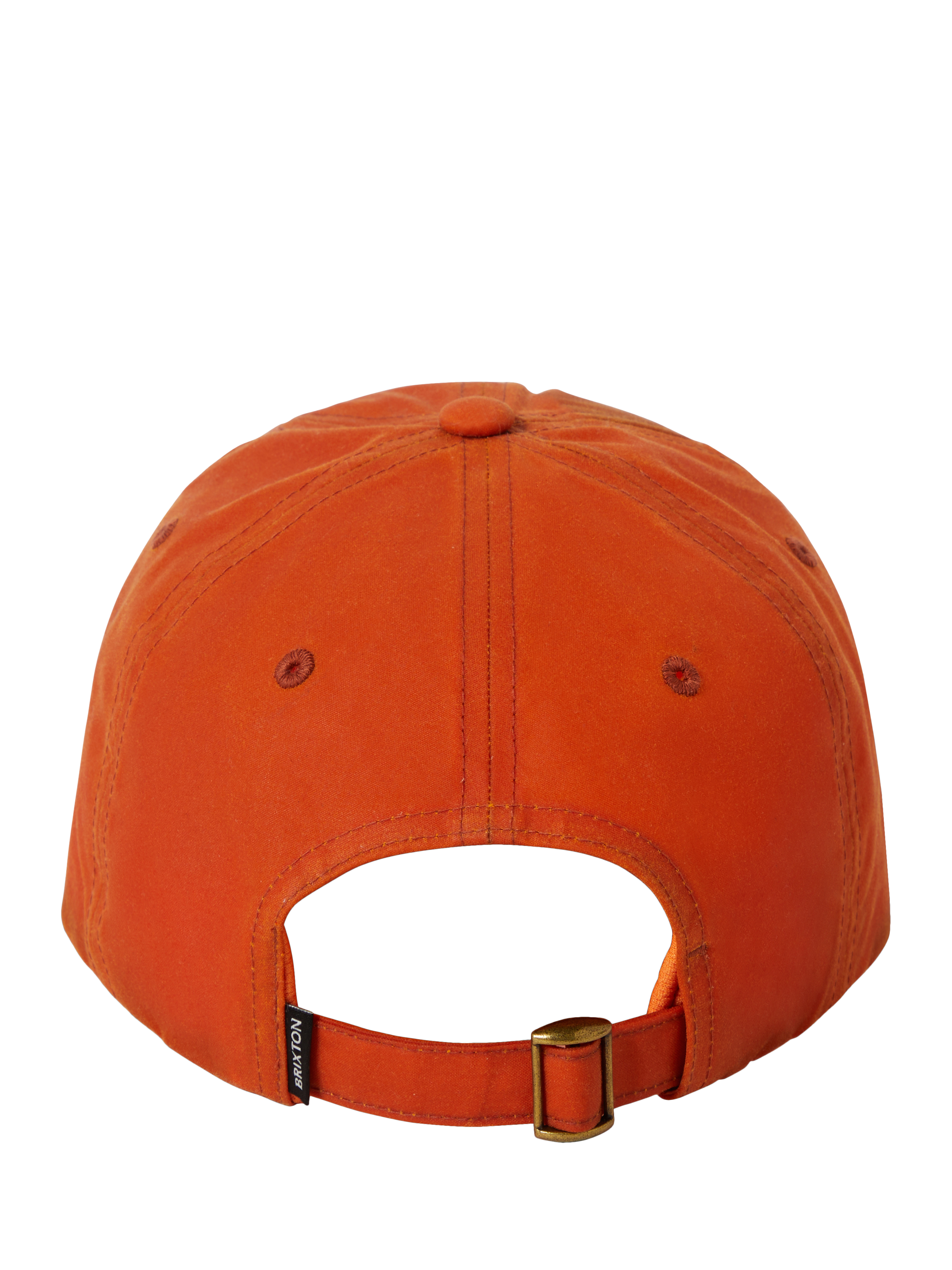 Product image 3 of 3, which shows Brixton Berick Waxed Cotton Cap, Orange, One Size