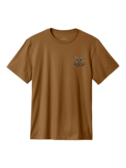 Brixton Berick Cotton Regular Fit Short Sleeve T-Shirt, Washed Copper, Washed Copper