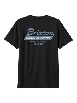Brixton Township Cotton Regular Fit Short Sleeve Graphic T-Shirt, Black Grey Blue - view 2, Black Grey Blue