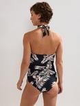 Phase Eight Palm Print Tankini Bottoms, Black