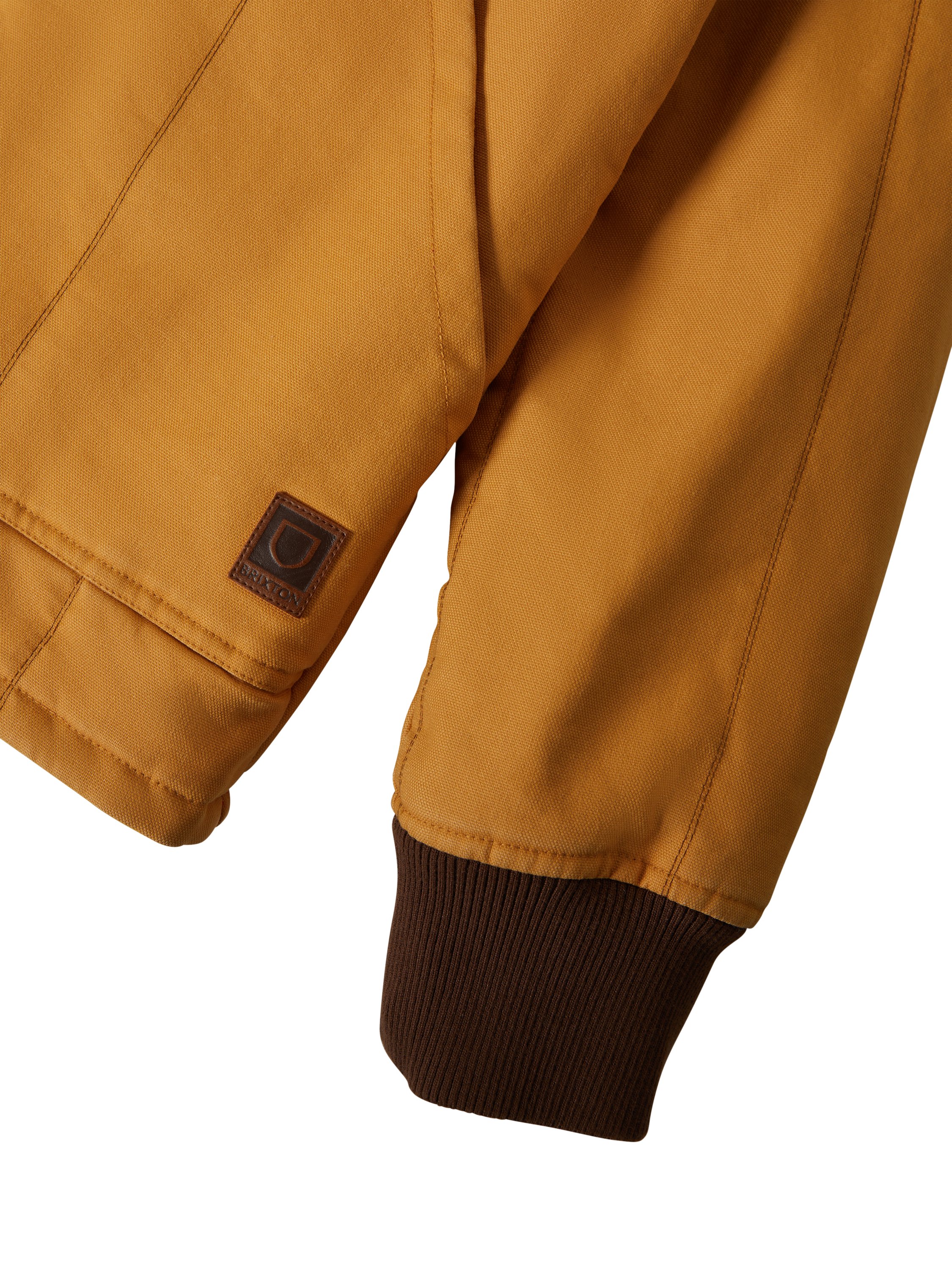Product image 3 of 6, which shows Brixton Builders Ranch Cotton Blend Jacket, Spruce Yellow, S