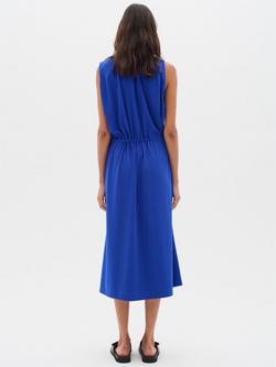 InWear Hiviera Sleeveless Drawstring Waist Midi Dress, Blue - view 2, Blue