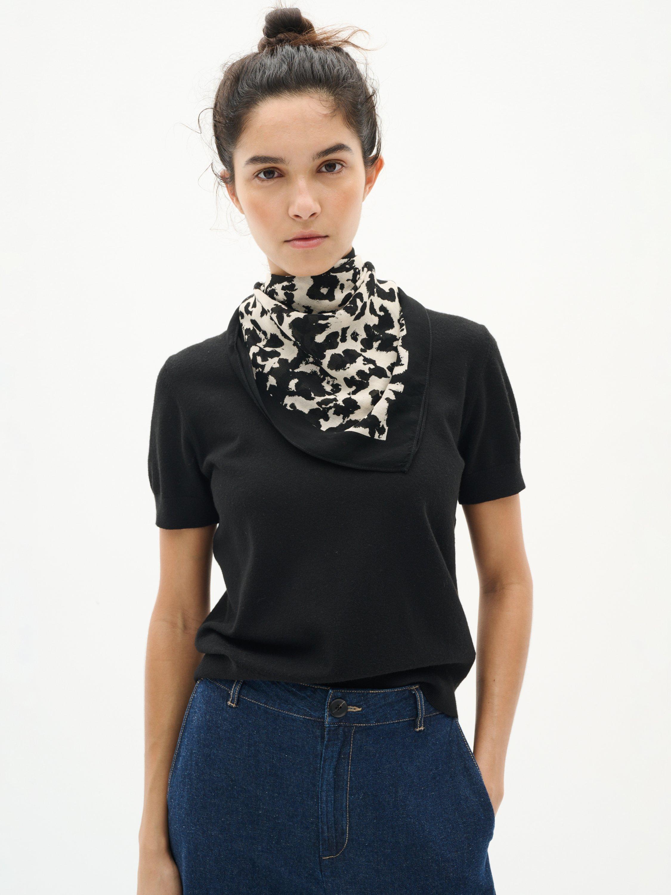 InWear Farley Abstract Scarf, Black