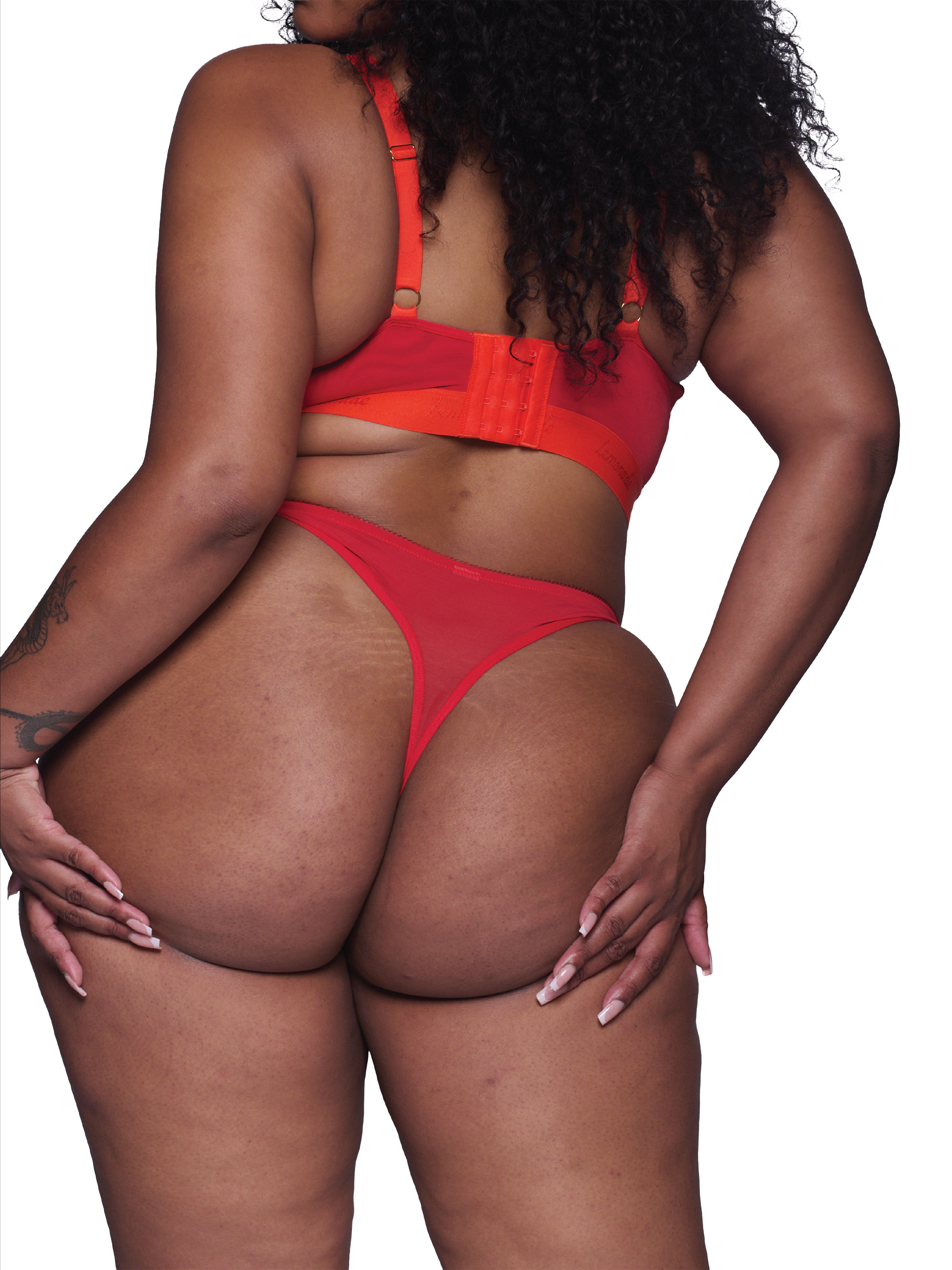 Product image 3 of 4, which shows Lemonade Dolls Synergy Fuller Cup Bra, Goji Berry, 30DD-F