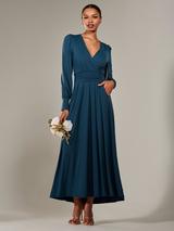 【関税込】PhaseEight ドレス☆Amal Pleated Bodice Belted Maxi PHASE EIGHT Petite Amal Pleated Bodice Belted Maxi Dress in