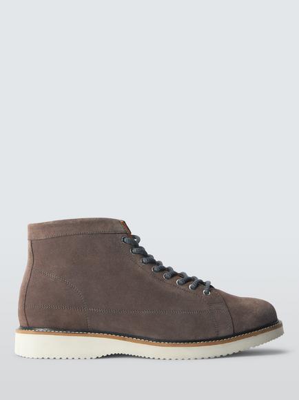 John Lewis Work Suede Chukka Boots, Grey, Grey