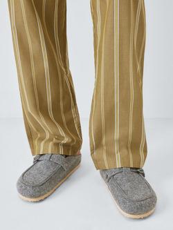 John Lewis Felt Mule Slippers, Grey - view 2, Grey