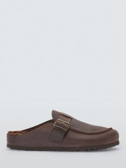 John Lewis Winter Footbed Moccasins, Oiled Brown, Oiled Brown