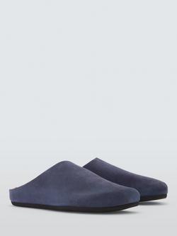 John Lewis Suede Alvar Clog - view 2, Grey Slate