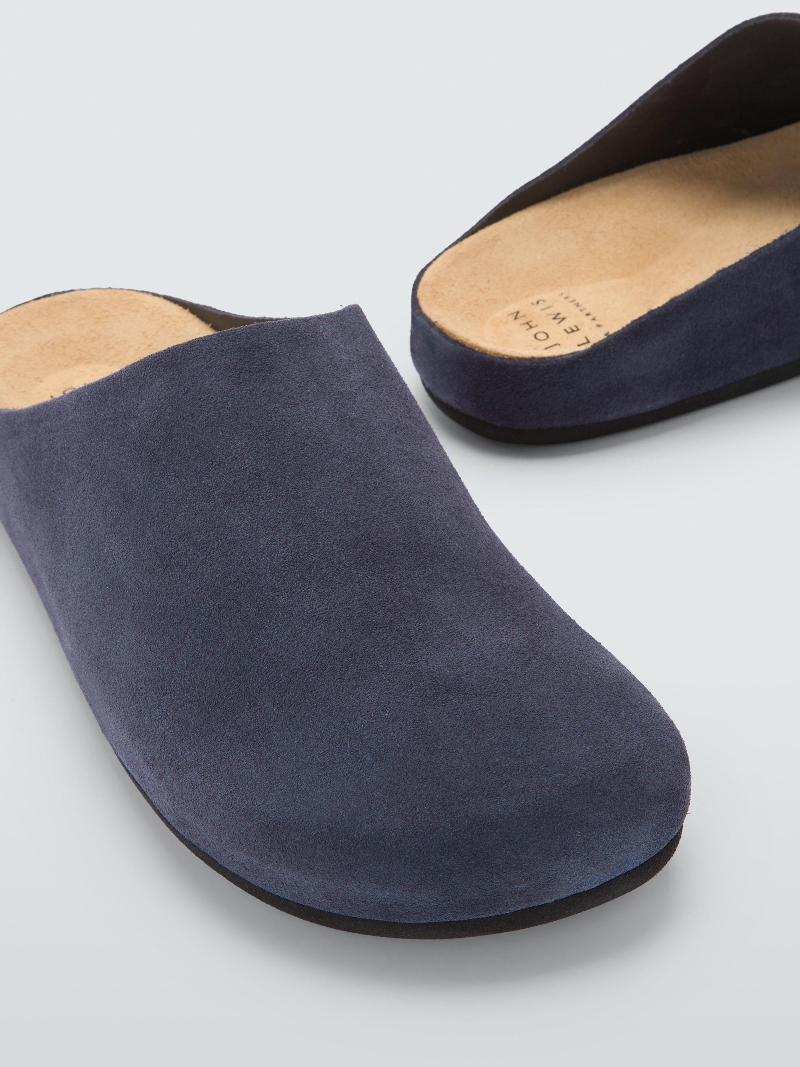 Product image 3 of 4, which shows John Lewis Suede Alvar Clog, Grey Slate, 7