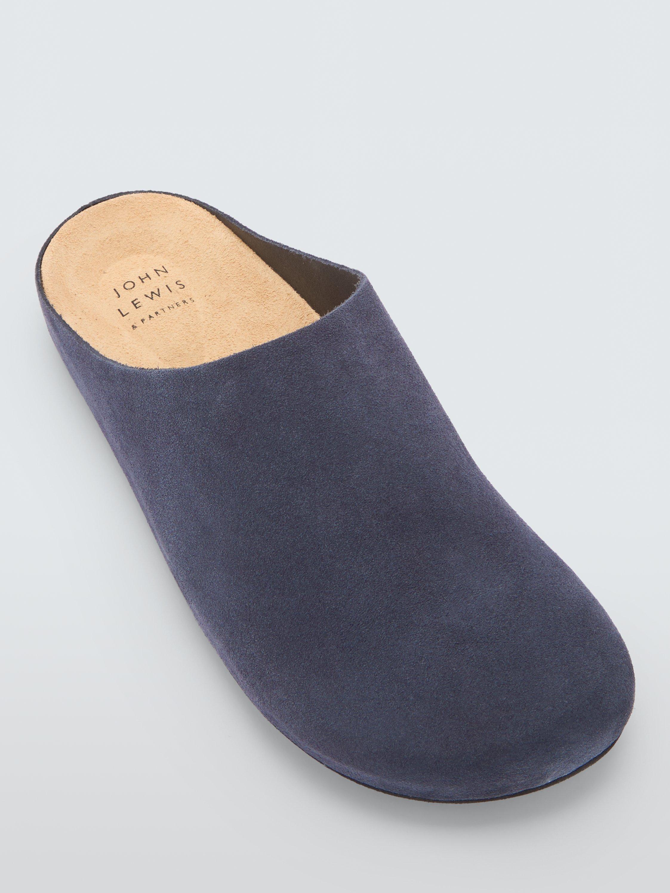 Product image 4 of 4, which shows John Lewis Suede Alvar Clog, Grey Slate, 7