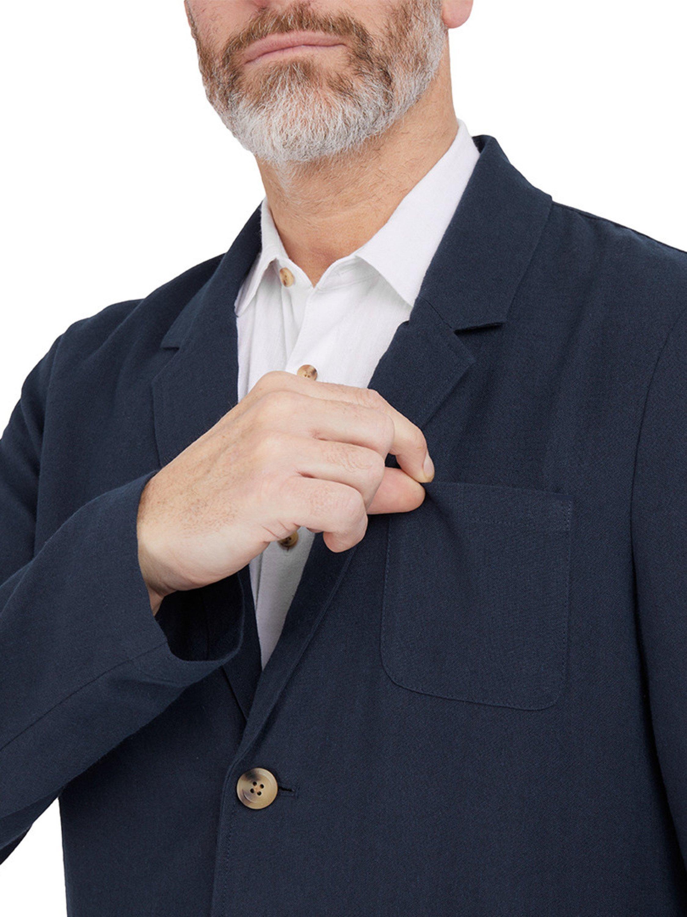 Product image 5 of 8, which shows Rohan Ravello Linen Blend Blazer, Deep Navy, 38R