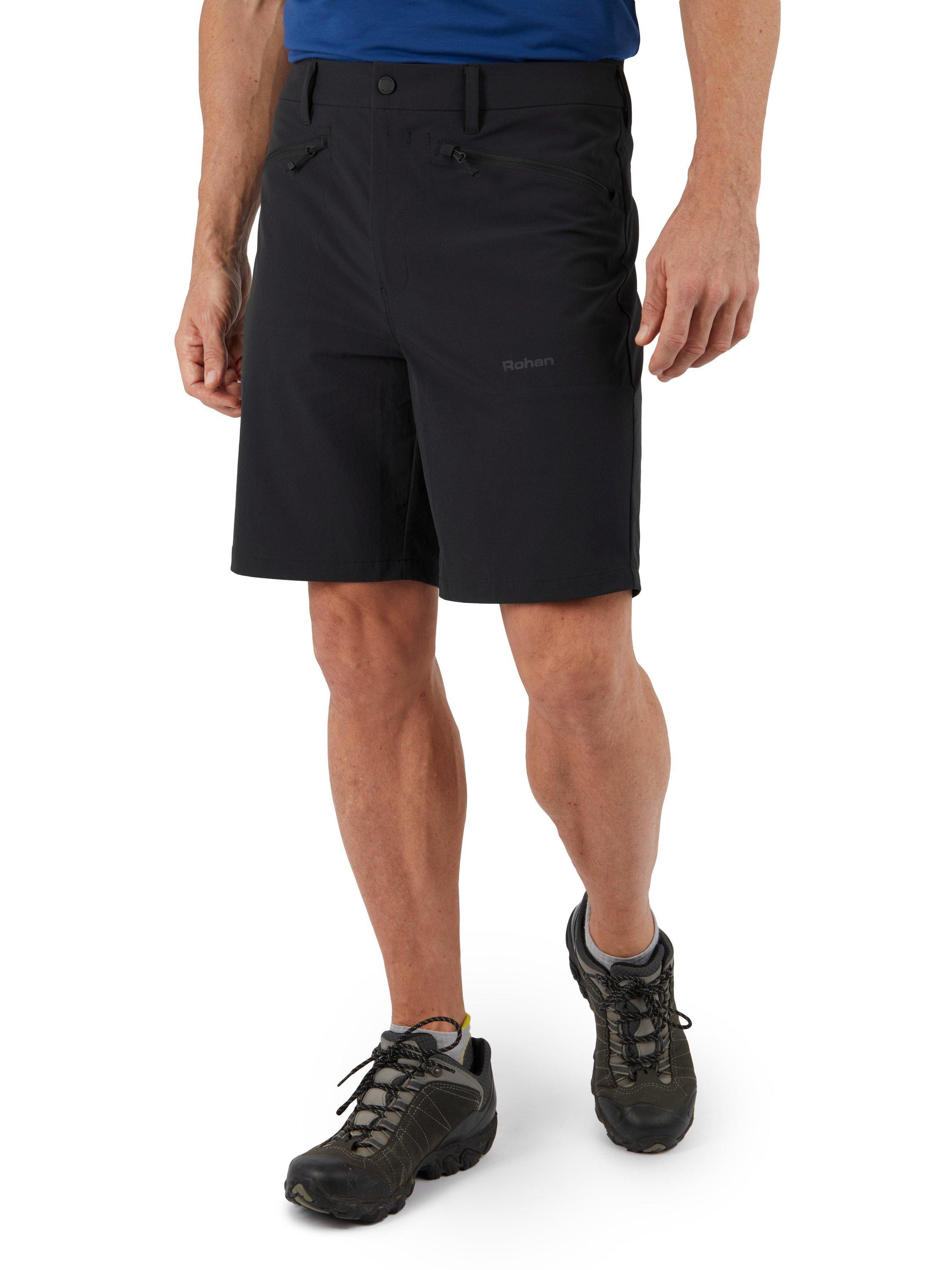 Product image 1 of 7, which shows Rohan Vista Water Repellent Shorts, Black, 30R