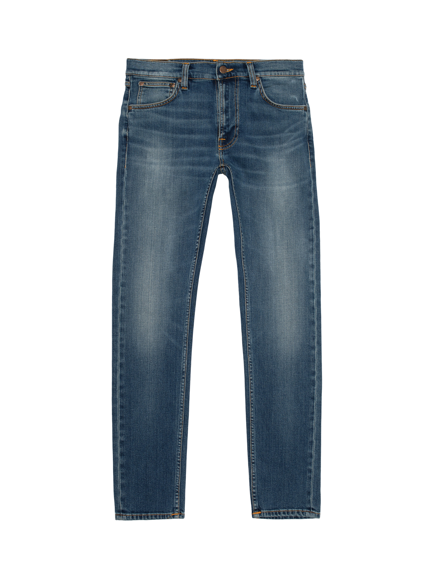 Nudie Jeans Lean Dean Slim Fit Jeans, Blue Dawn