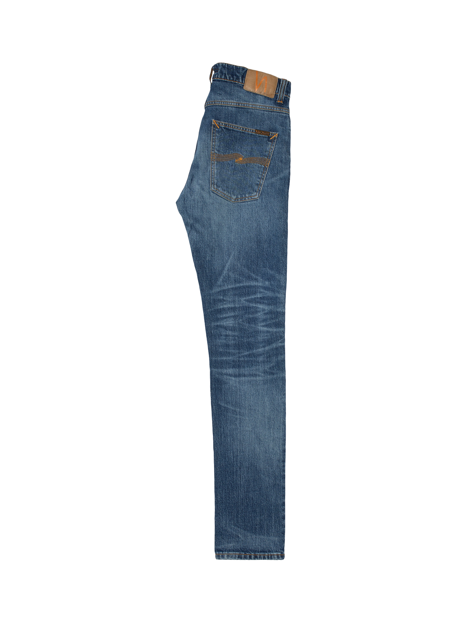 Product image 2 of 7, which shows Nudie Jeans Solid Ollie Slim Fit Jeans, Life Tracks, 30R