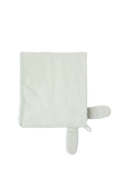 Lindex Baby Hooded Cotton Towel, Light Dusty Green