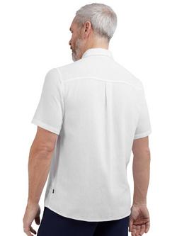 Rohan Ravello Short Sleeve Linen Blend Shirt - view 2, White