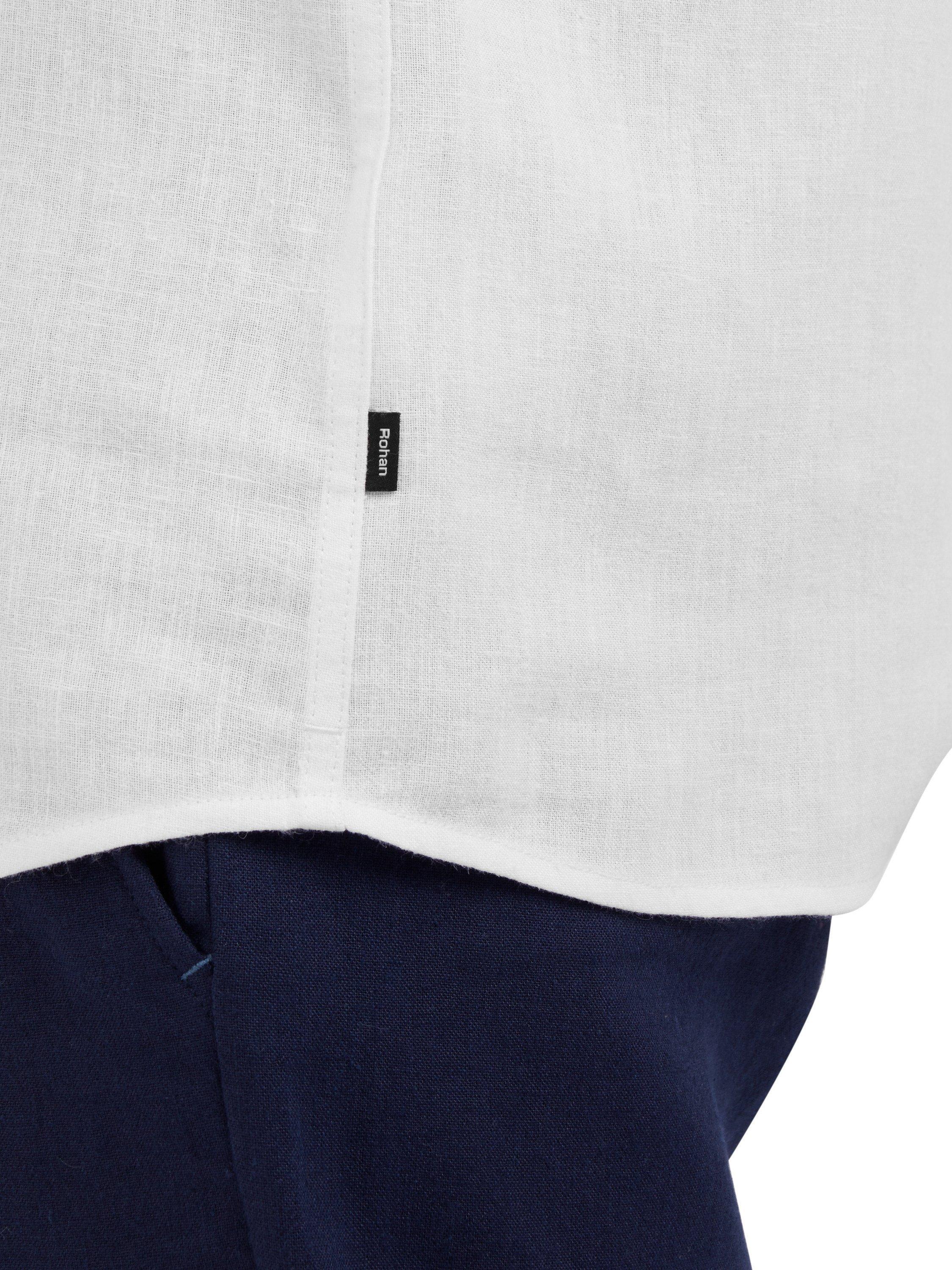 Product image 7 of 7, which shows Rohan Ravello Short Sleeve Linen Blend Shirt, White, S