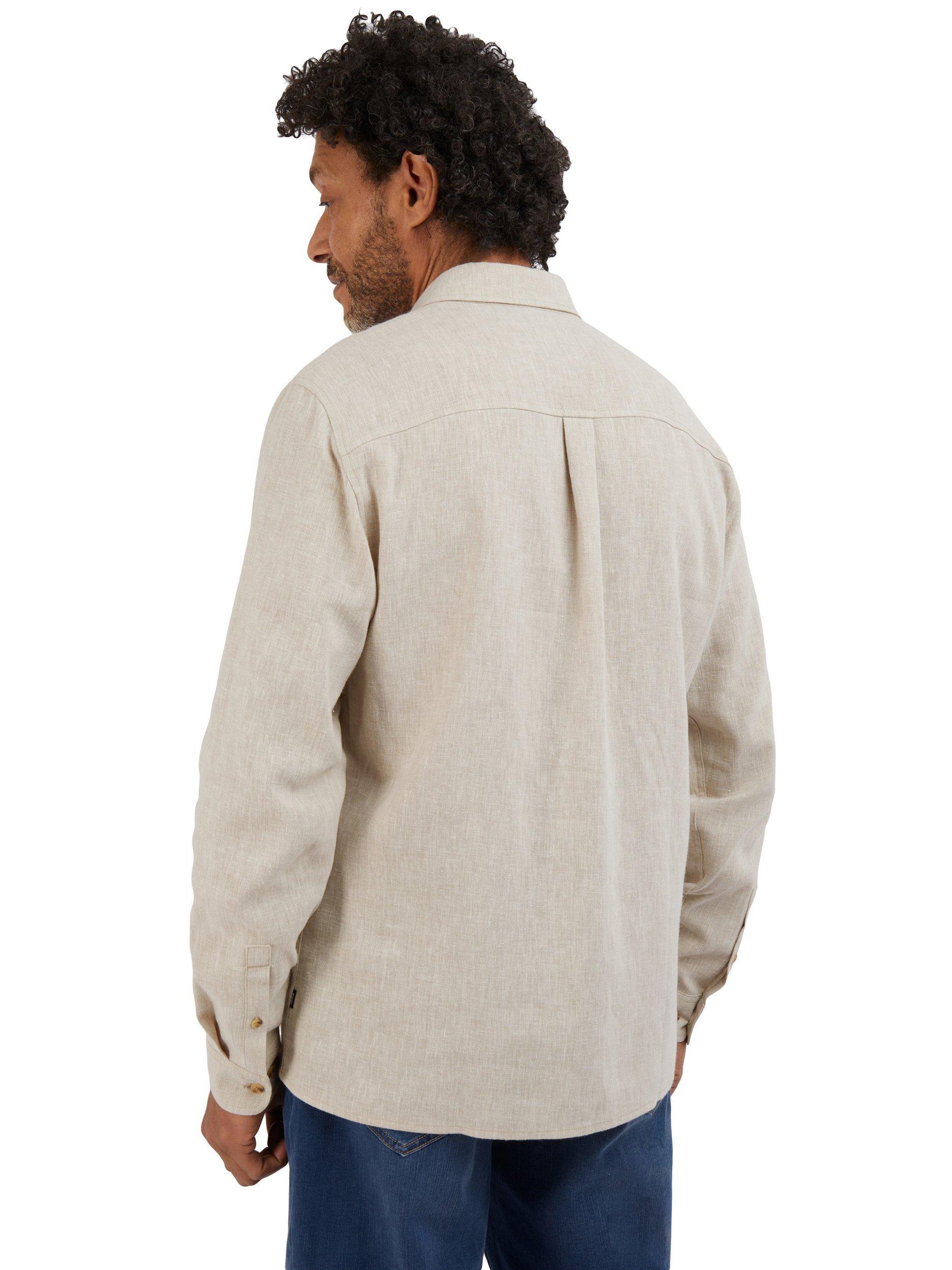 Product image 2 of 6, which shows Rohan Ravello Long Sleeve Linen Blend Shirt, Desert Sand, S