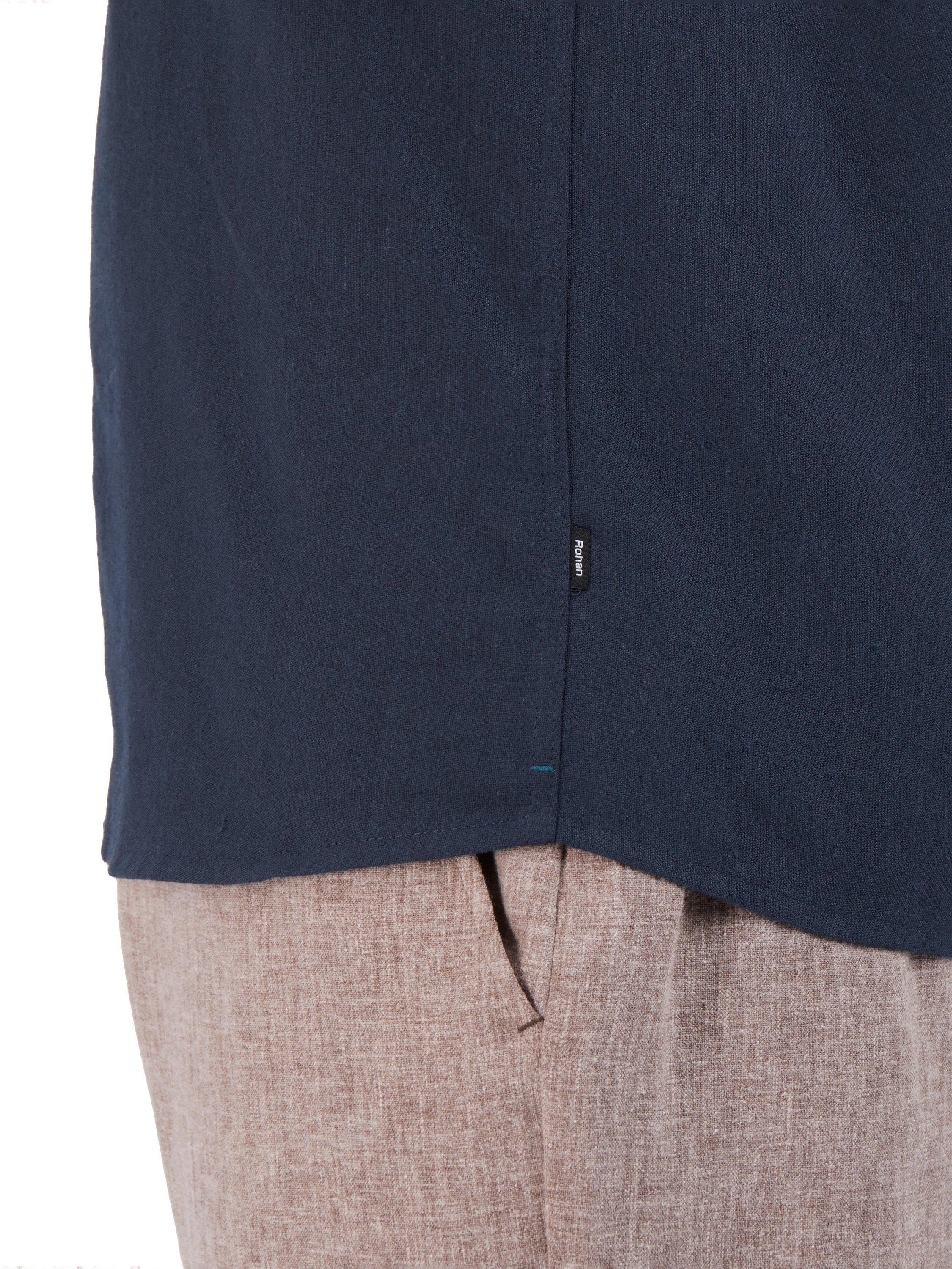 Product image 6 of 8, which shows Rohan Ravello Long Sleeve Linen Blend Shirt, Deep Navy, S