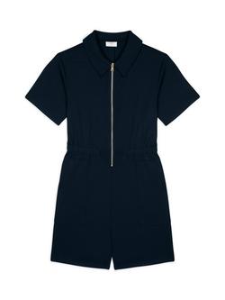 Chelsea Peers LuxeComfort Scuba Playsuit, Navy