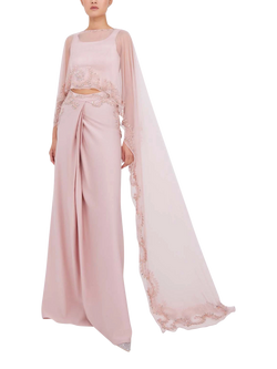Raishma Jasmine Two-Piece Gown, Blush, Blush