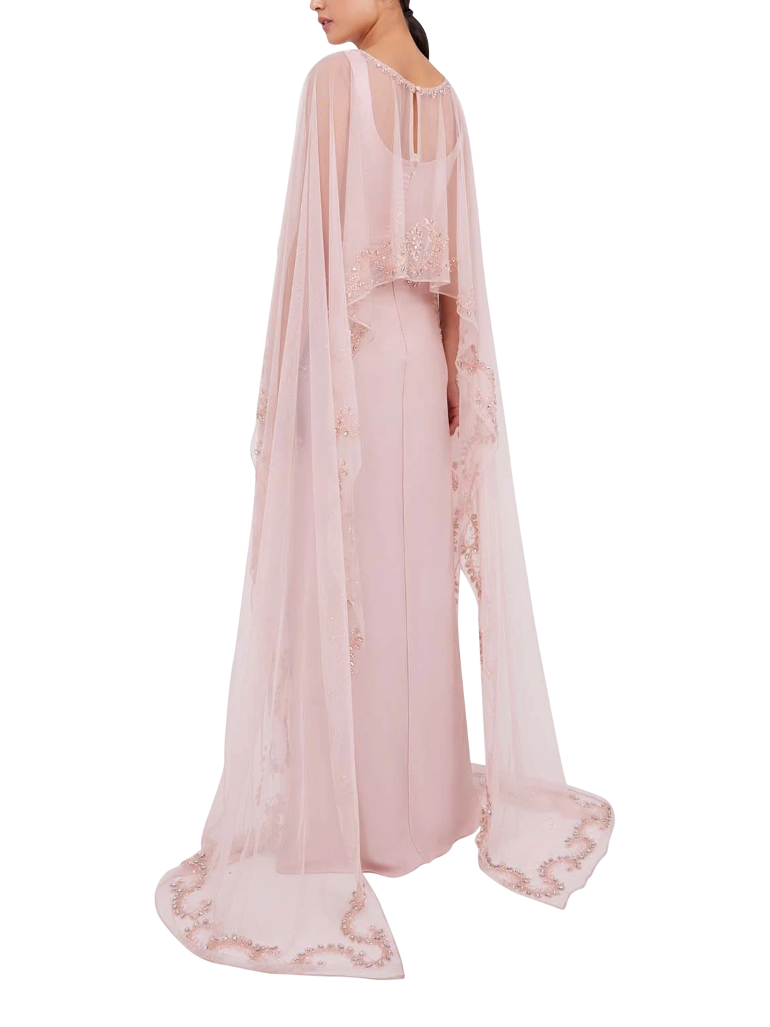 Product image 3 of 3, which shows Raishma Jasmine Two-Piece Gown, Blush, 14