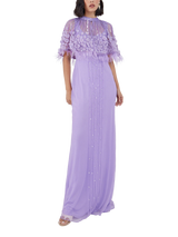 Phase Eight Marcia Sequin Tulle Dress, Midnight