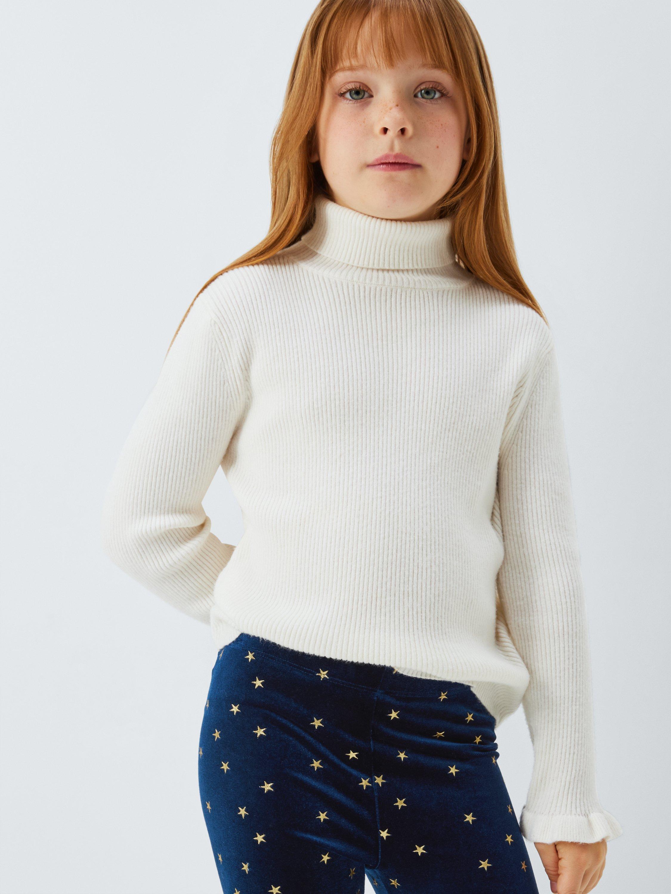 Product image 6 of 7, which shows John Lewis Kids' Star Velour Leggings, Multi, 3 years
