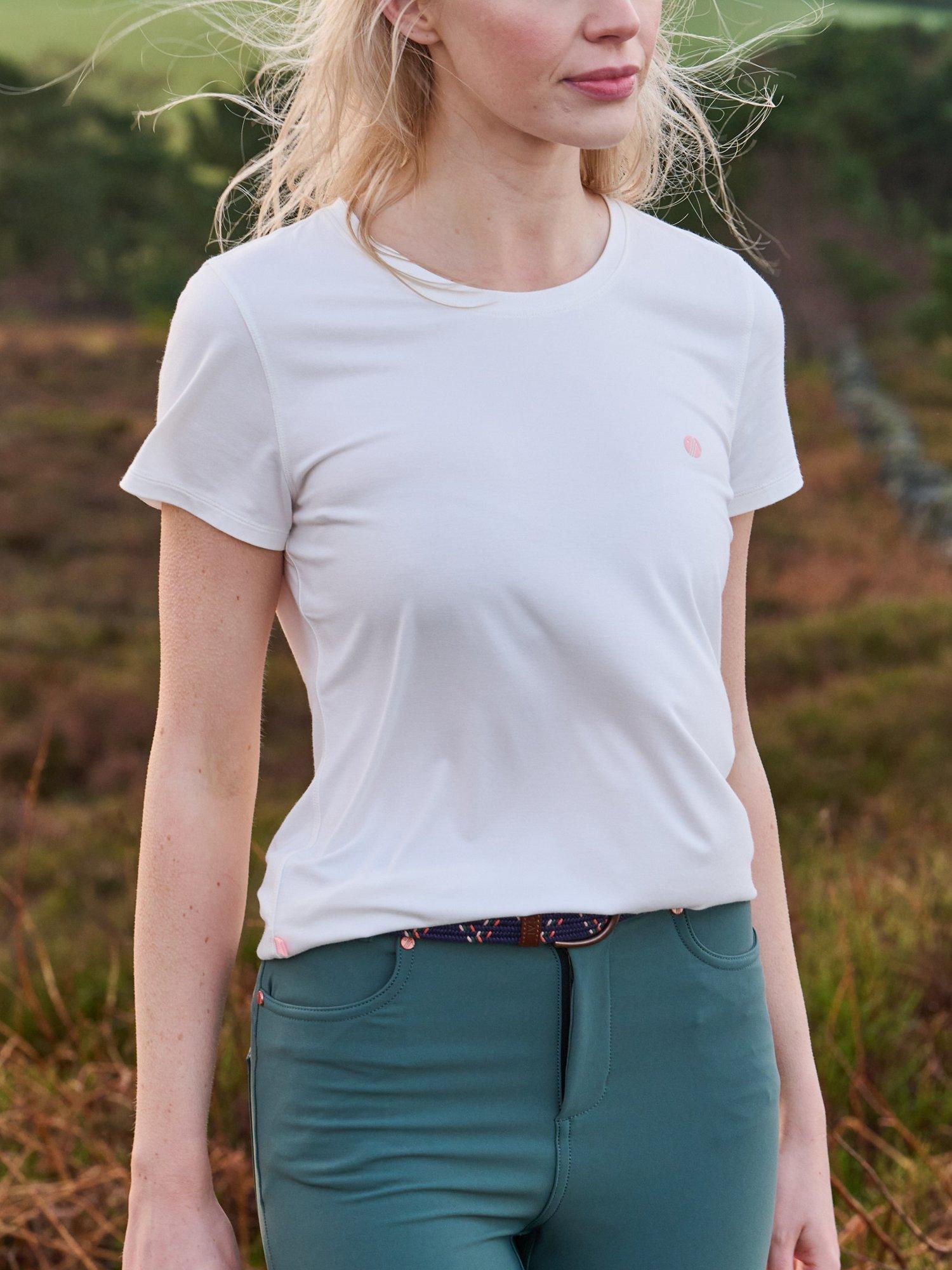Product image 2 of 6, which shows ACAI On The Go T-Shirt, Off White, 6