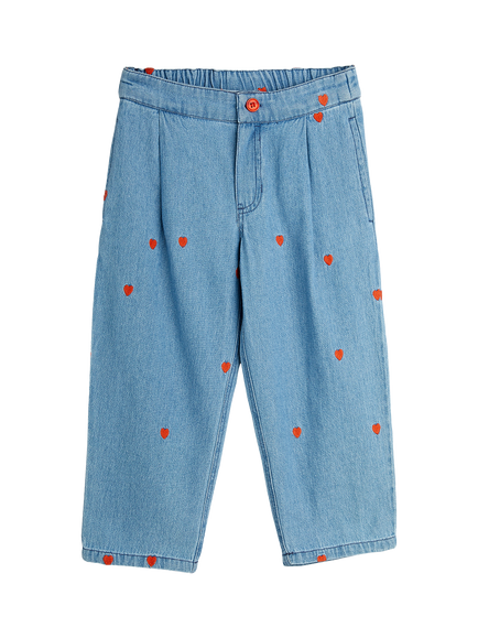 Mini Rodini Kids' Mini Hearts Jeans, Blue