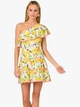 Adrianna Papell Adrianna by Adrianna Papell Printed Mini Dress, White/Multi