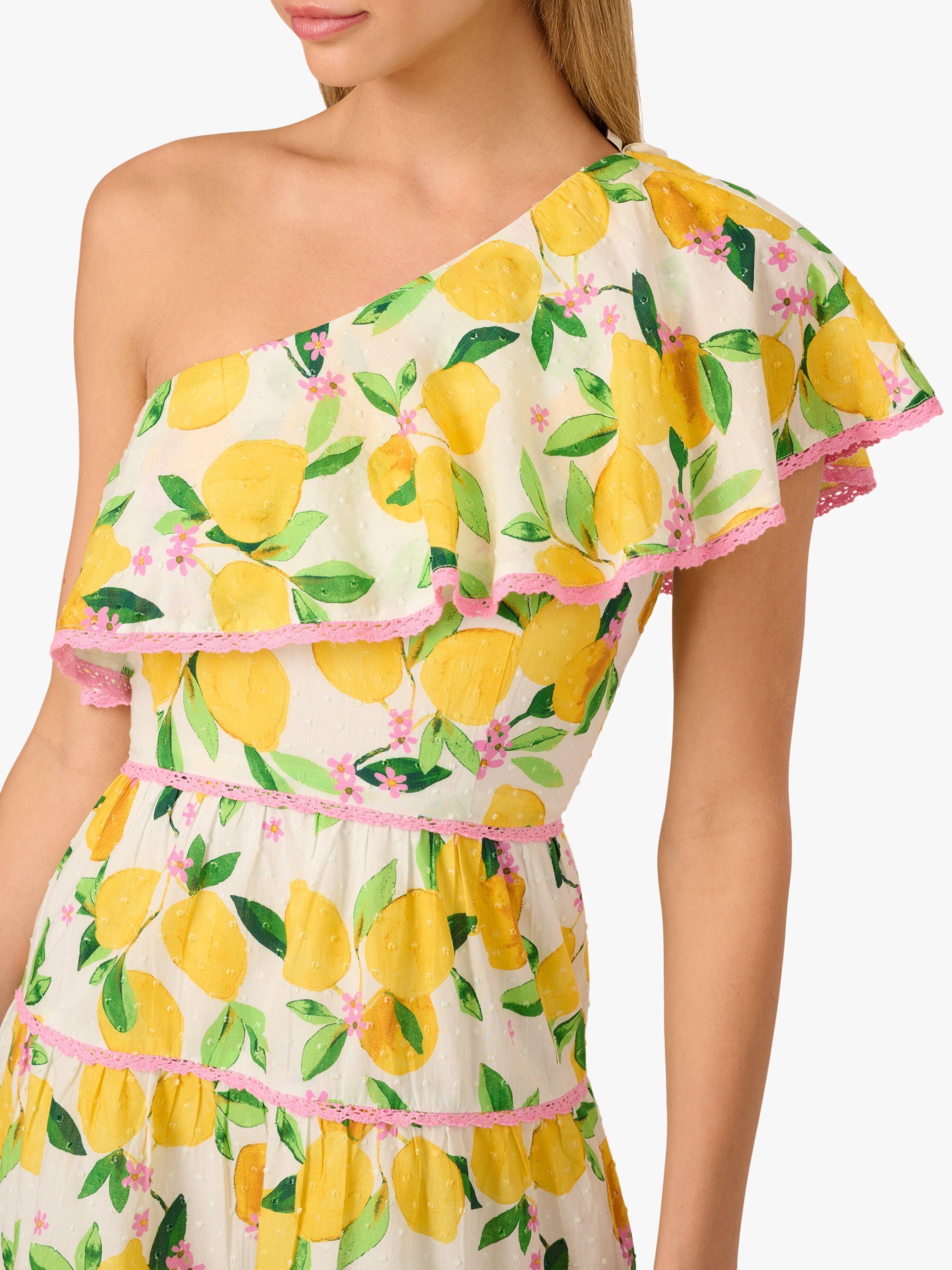 Product image 5 of 7, which shows Adrianna Papell Adrianna by Adrianna Papell Printed Mini Dress, White/Multi, 6