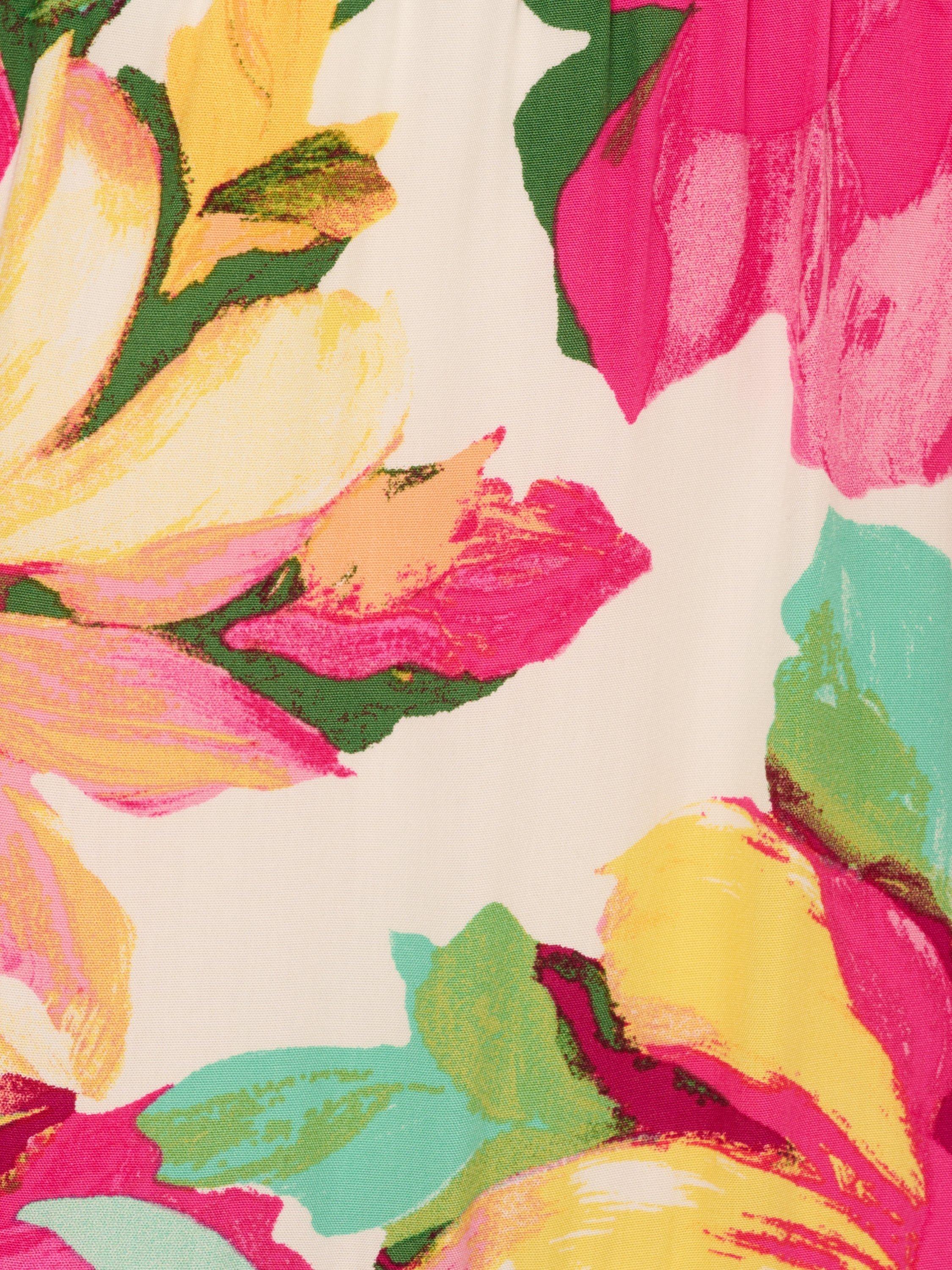 Product image 7 of 7, which shows Adrianna Papell Adrianna by Adrianna Papell Floral Mini Dress, Pink/Multi, 6