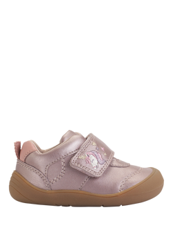 Start-Rite Kids' Moonbeam Unicorn Shoes, Blush Leather, Blush Leather