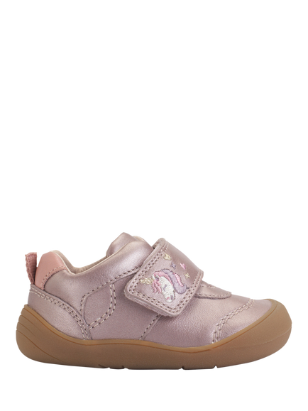 Start-Rite Kids' Moonbeam Unicorn Shoes, Blush Leather, Blush Leather