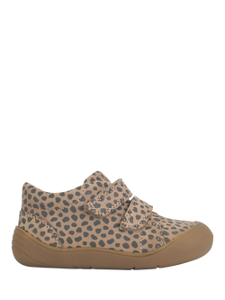Start-Rite Kids' Scoot Leather Midi Boots, Taupe Nubuck/Splash, Taupe Nubuck/Splash