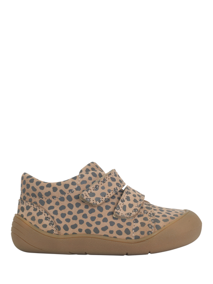 Start-Rite Kids' Scoot Leather Midi Boots, Taupe Nubuck/Splash, Taupe Nubuck/Splash